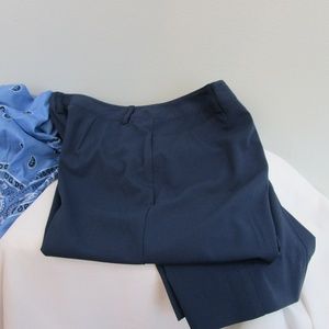 Vintage Dress Pants 10P Soft And Comfortable Navy